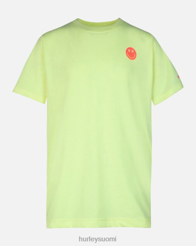 Hurley lapset hymiöruudullinen t-paita Se sitruunakierteinen kanerva vaatetus A06JJB609