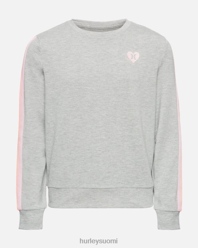 Hurley lapset pieni sateenkaari urheilullinen crewneck dk harmaa kanerva vaatetus A06JJB619