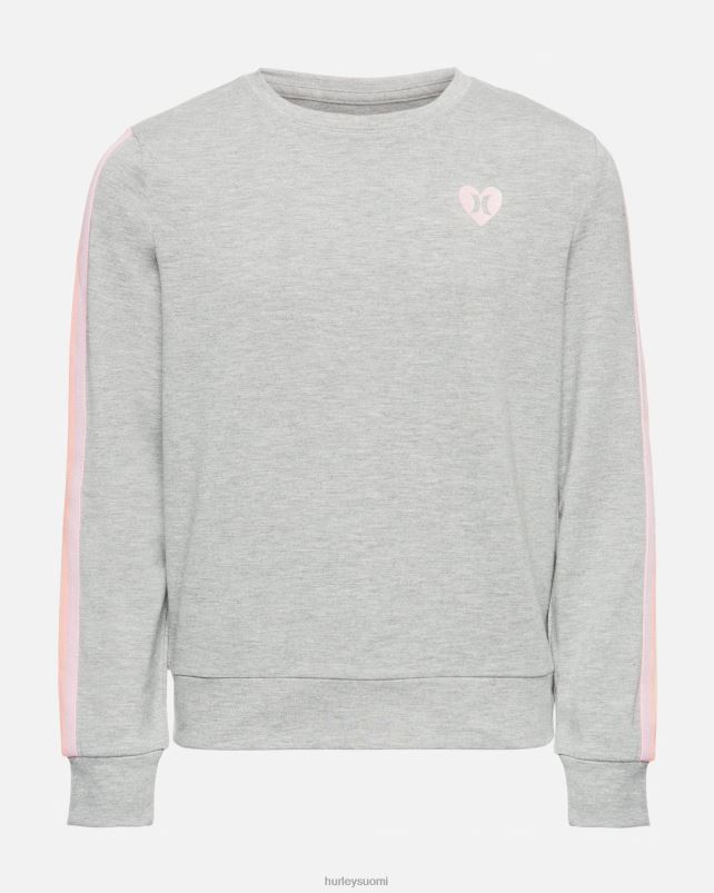 Hurley lapset pieni sateenkaari urheilullinen crewneck dk harmaa kanerva vaatetus A06JJB619