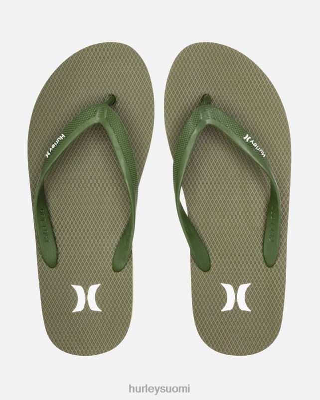 Hurley miehet icon kiinteät sandaalit oliivi kenkiä A06JJB88