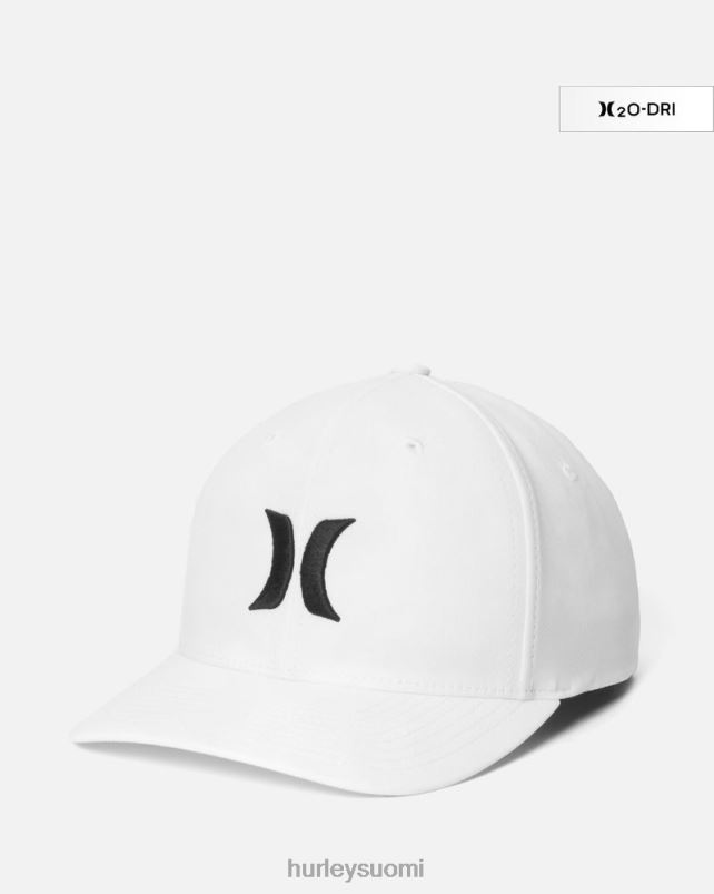 Hurley miehet h2o-dri yksi ja ainoa hattu valkoinen musta Lisätarvikkeet A06JJB95