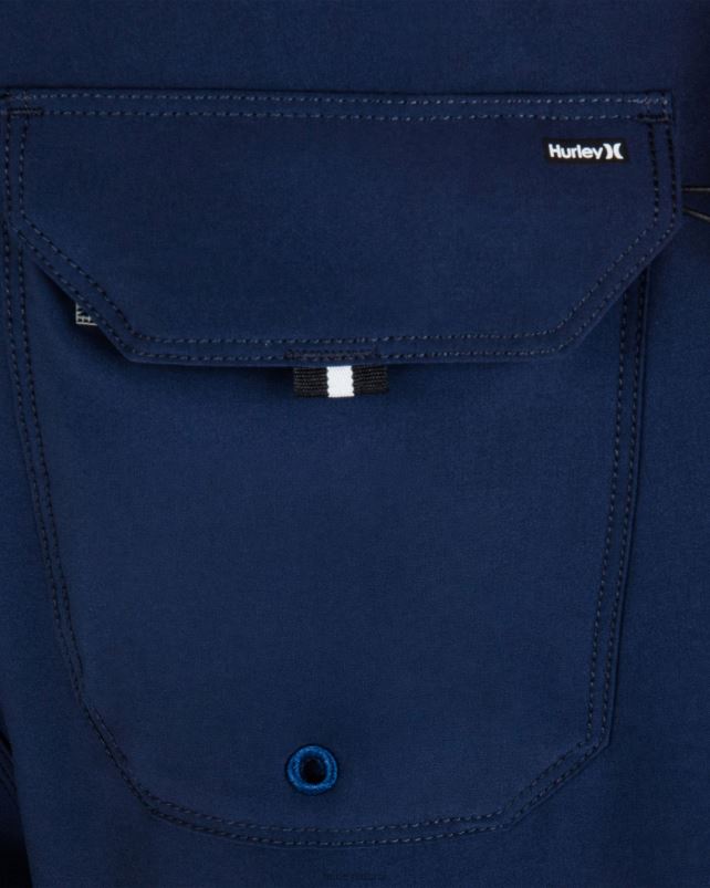 Hurley miehet Phantom-eco yksi ja ainoa kiinteä 18\" boardshort obsidiaani vaatetus A06JJB151