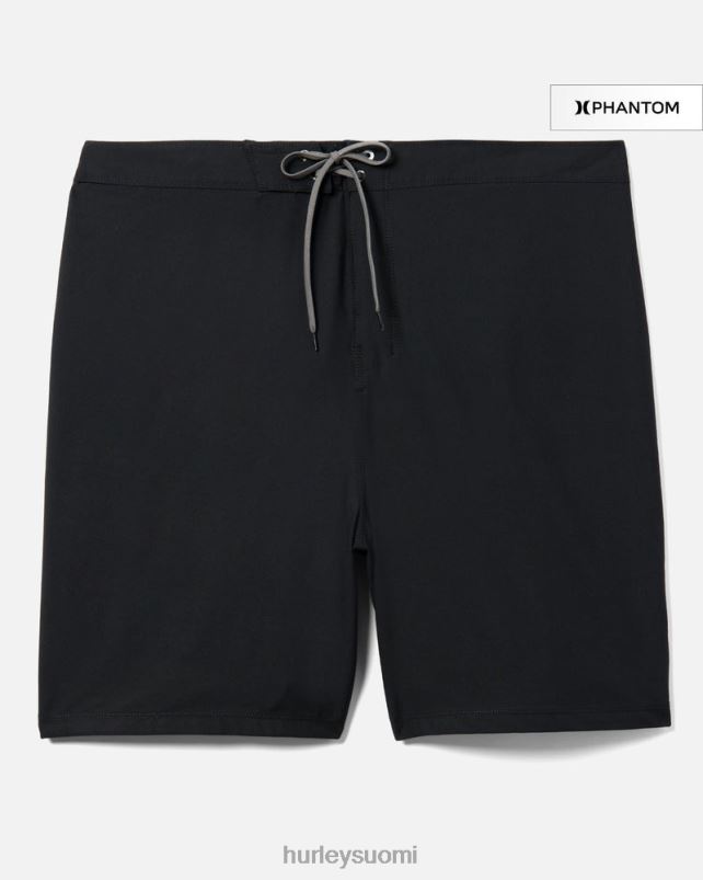 Hurley miehet iso ja korkea phantom yksi ja ainoa kiinteä boardshorts musta vaatetus A06JJB196