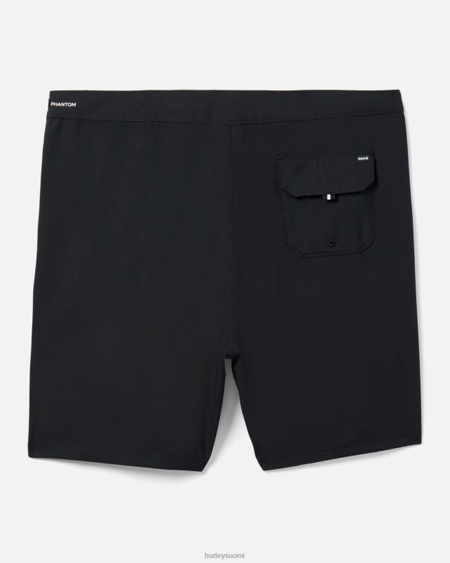 Hurley miehet iso ja korkea phantom yksi ja ainoa kiinteä boardshorts musta vaatetus A06JJB196