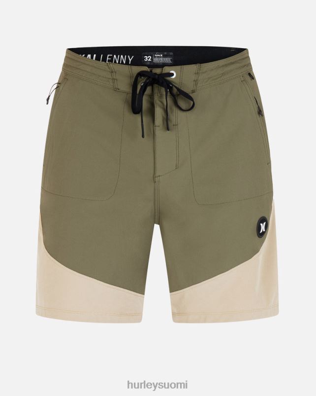 Hurley miehet kai lenny x phantom blockade melasarjan hybridi 18" oliivi vaatetus A06JJB149