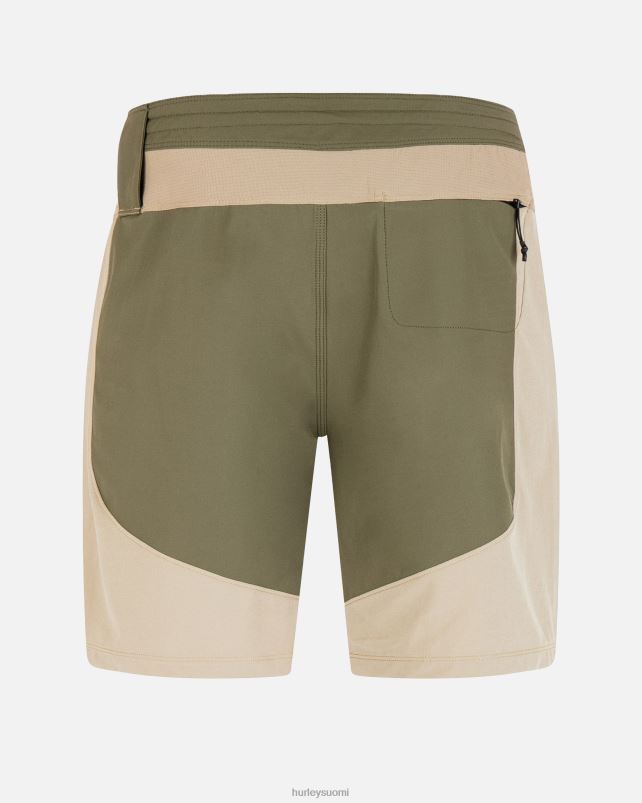 Hurley miehet kai lenny x phantom blockade melasarjan hybridi 18\" oliivi vaatetus A06JJB149