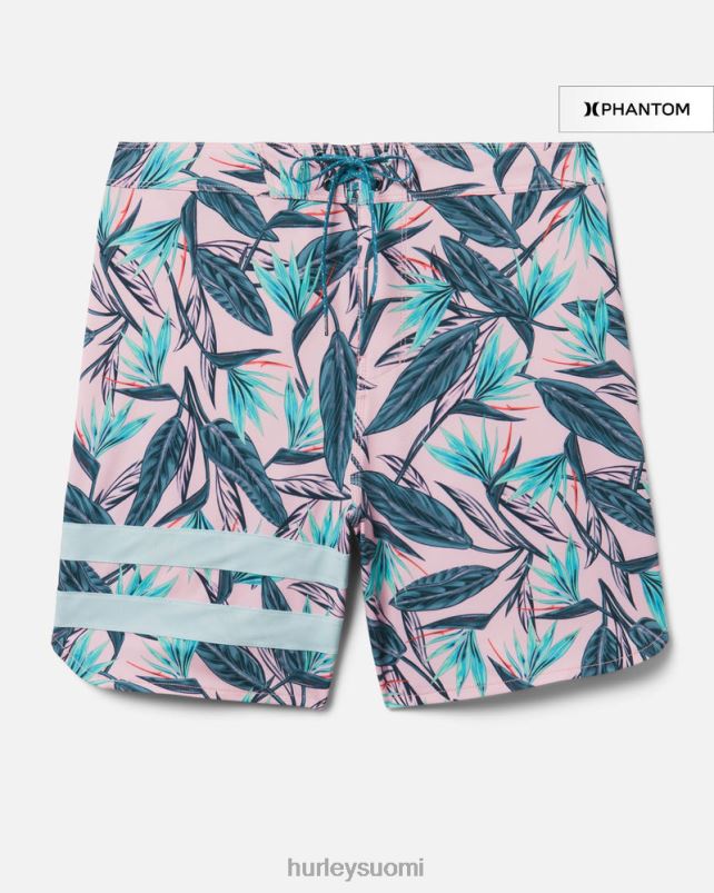 Hurley miehet phantom block party 18" boardshort vaaleanpunainen kipinä vaatetus A06JJB182