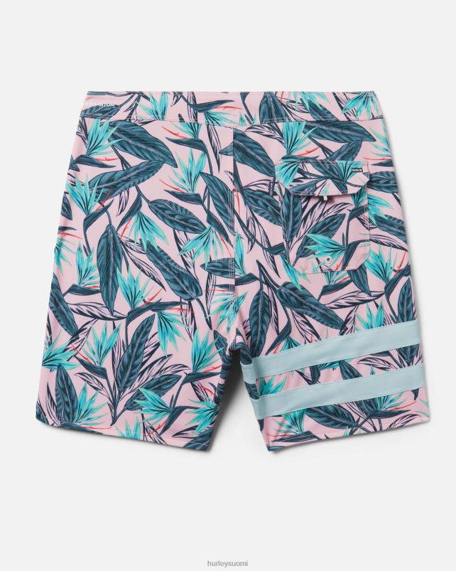 Hurley miehet phantom block party 18\" boardshort vaaleanpunainen kipinä vaatetus A06JJB182