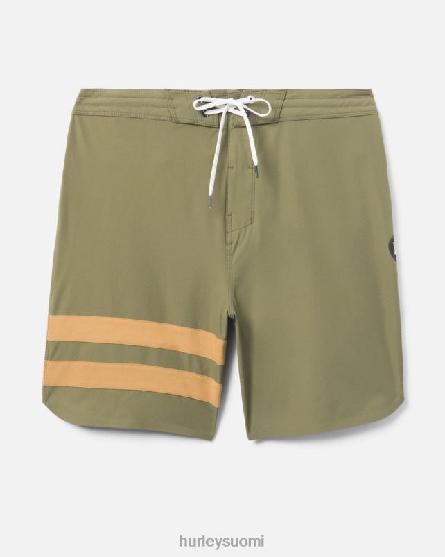 Hurley miehet phantom+ block party Renegade boardshort 18" oliivi vaatetus A06JJB155