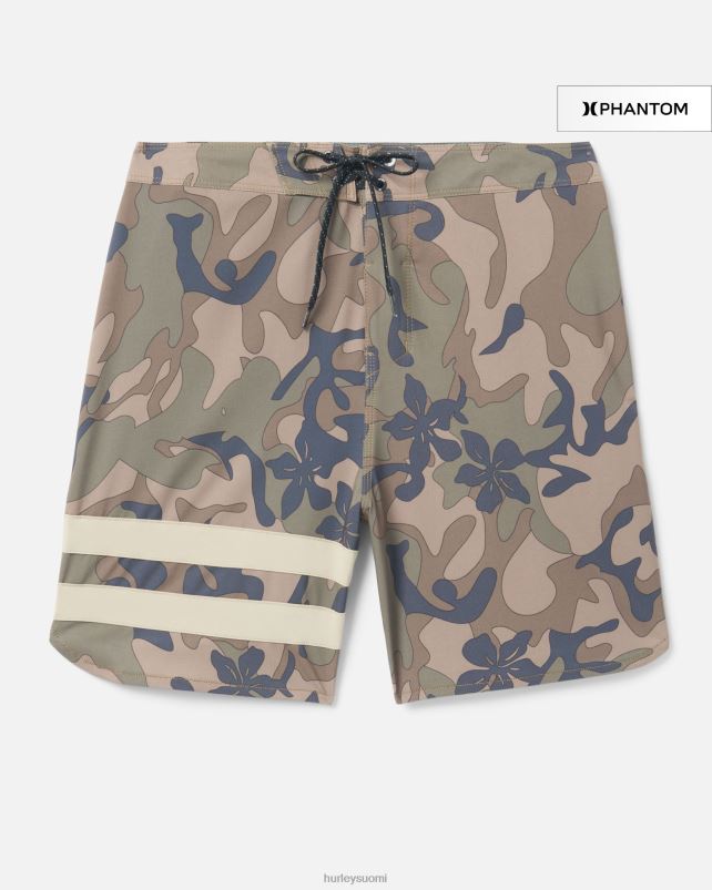 Hurley miehet phantom block party boardshort 18\" oliivi vaatetus A06JJB147