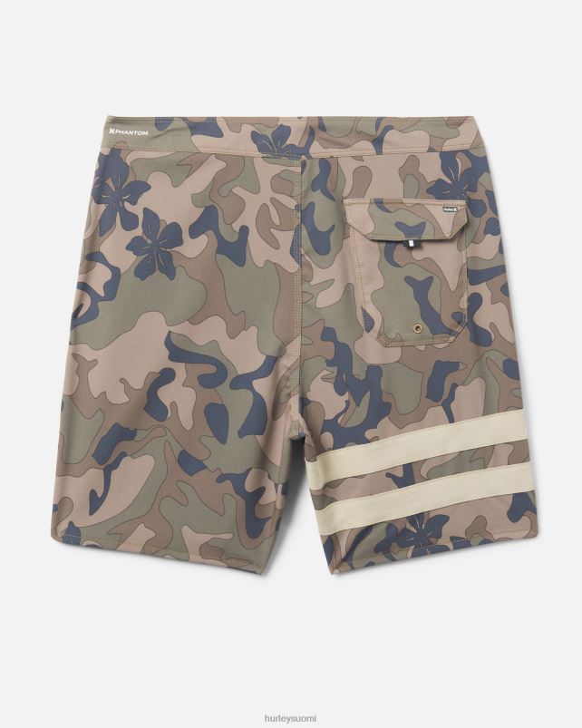 Hurley miehet phantom block party boardshort 18\" oliivi vaatetus A06JJB147