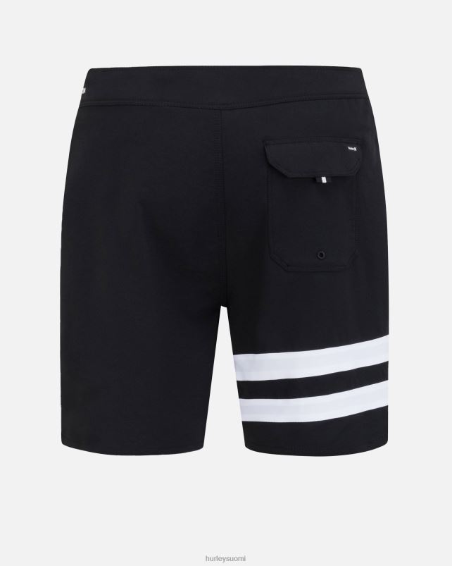 Hurley miehet phantom-eco block party 18\" boardshort musta vaatetus A06JJB142
