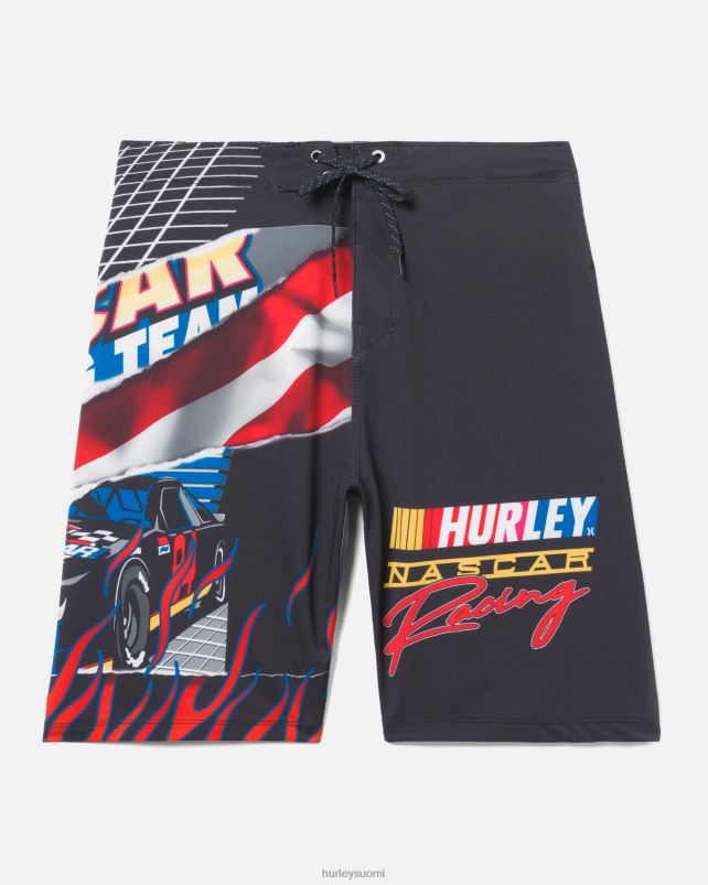 Hurley miehet phantom-eco nascar racing 20\" boardshort musta vaatetus A06JJB148