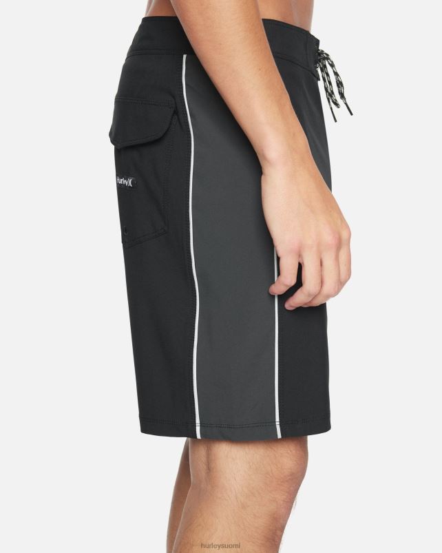 Hurley miehet phantom fastlane boardshortsit 18\" musta vaatetus A06JJB201