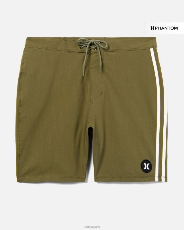 Hurley miehet phantom naturals takaluukun boardshortsit 18\" oliivi vaatetus A06JJB195