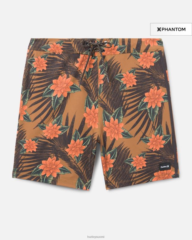 Hurley miehet phantom takaluukun boardshort 18\" ruskea vaatetus A06JJB175