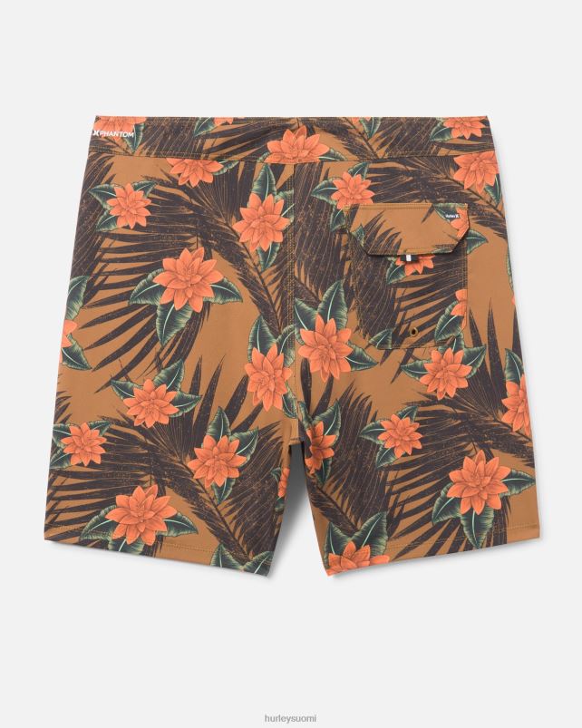 Hurley miehet phantom takaluukun boardshort 18\" ruskea vaatetus A06JJB175