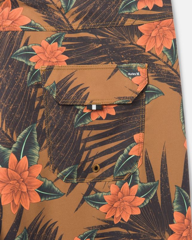 Hurley miehet phantom takaluukun boardshort 18\" ruskea vaatetus A06JJB175