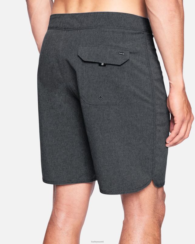 Hurley miehet phantom yksi ja ainoa kanerva boardshortsit 18\" musta vaatetus A06JJB199