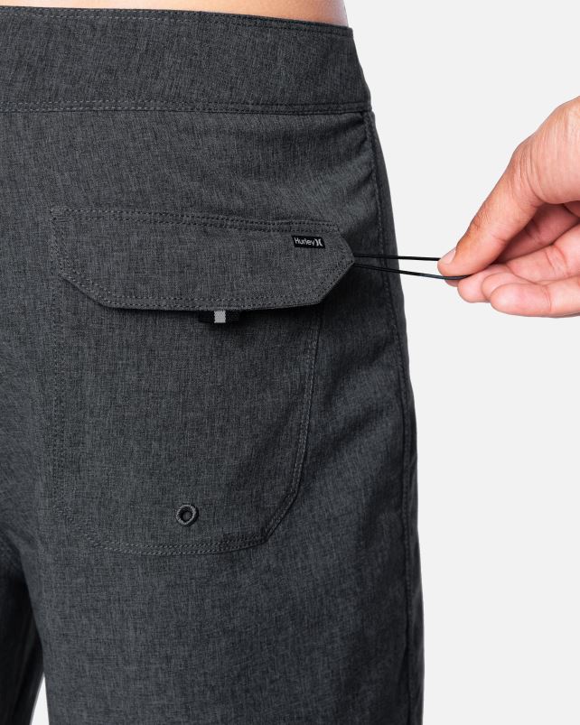 Hurley miehet phantom yksi ja ainoa kanerva boardshortsit 18\" musta vaatetus A06JJB199