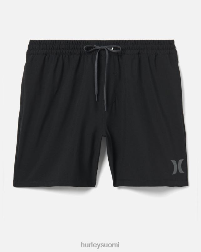Hurley miehet yksi ja ainoa kiinteä volley boardshort 17" musta vaatetus A06JJB197