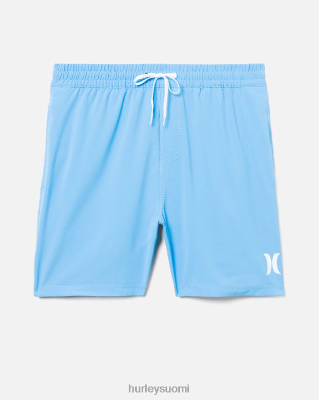 Hurley miehet yksi ja ainoa kiinteä volley boardshort 17" yhtenäisyyden sininen vaatetus A06JJB193