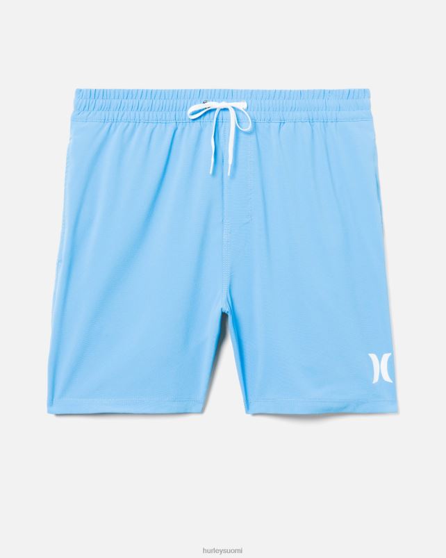 Hurley miehet yksi ja ainoa kiinteä volley boardshort 17\" yhtenäisyyden sininen vaatetus A06JJB193