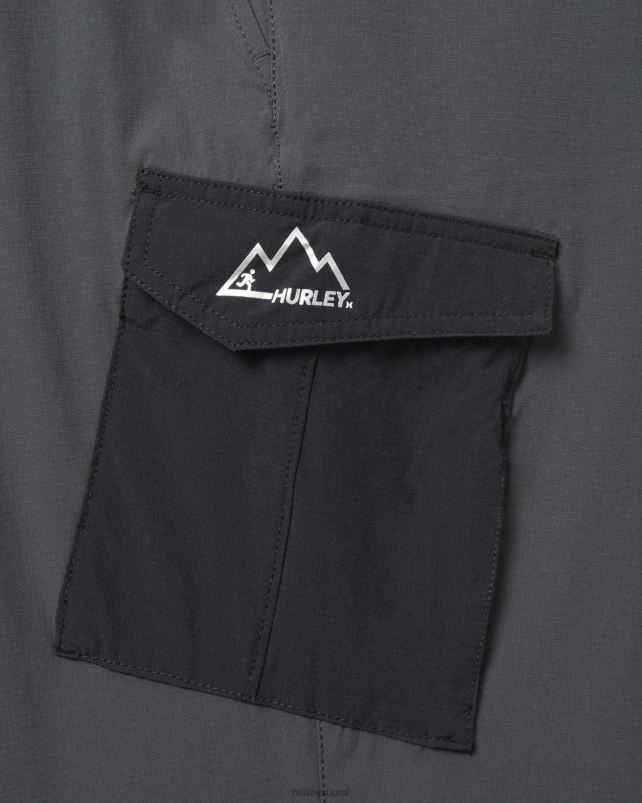 Hurley miehet haamu ulkopuolinen lenkkeilijä tumman kiven harmaa vaatetus A06JJB226