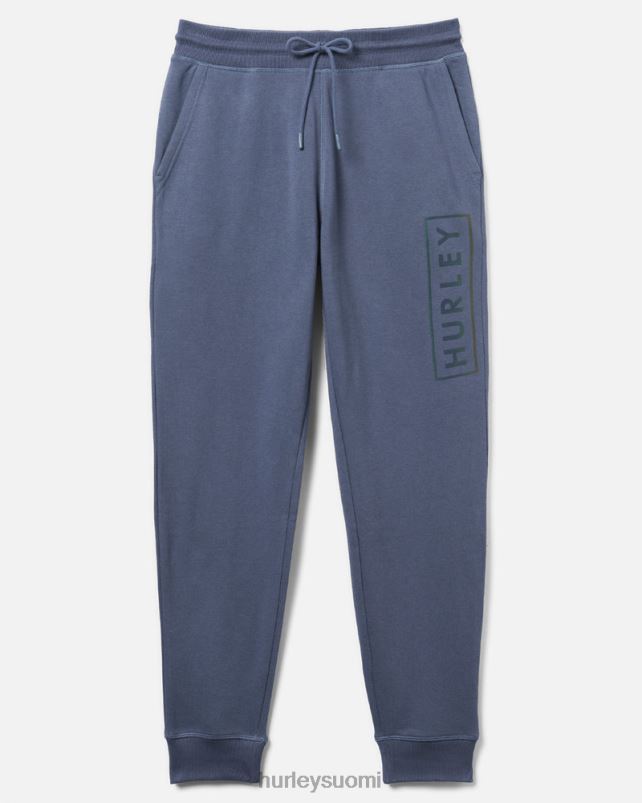 Hurley miehet olemassa boxed logo rento istuvuus puuvilla fleece jogger tummansininen vaatetus A06JJB61