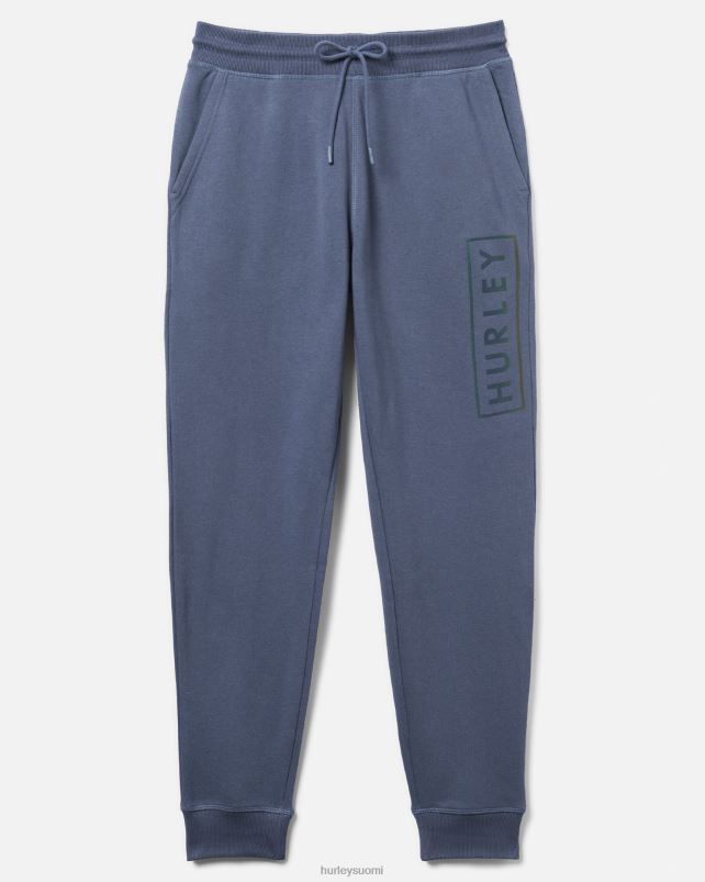 Hurley miehet olemassa boxed logo rento istuvuus puuvilla fleece jogger tummansininen vaatetus A06JJB61