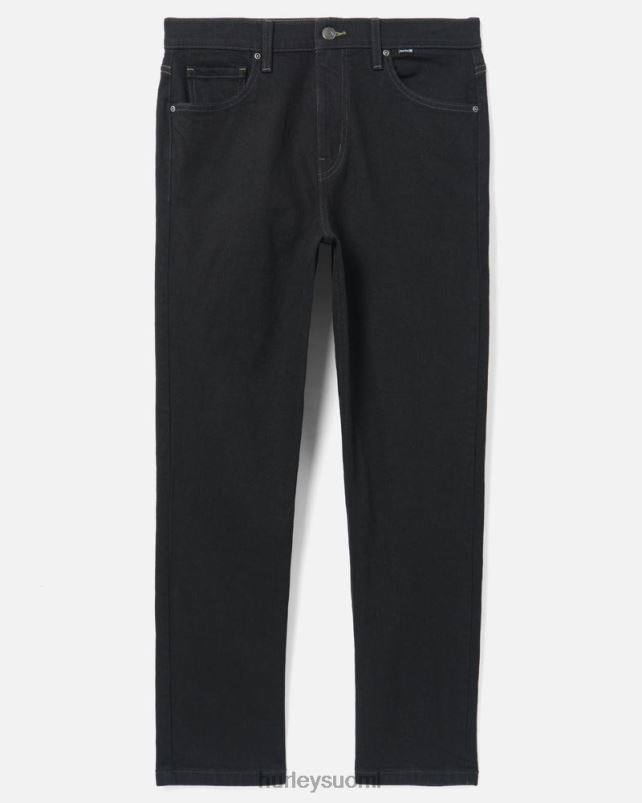Hurley miehet työntekijän farkkuhousut musta vaatetus A06JJB240