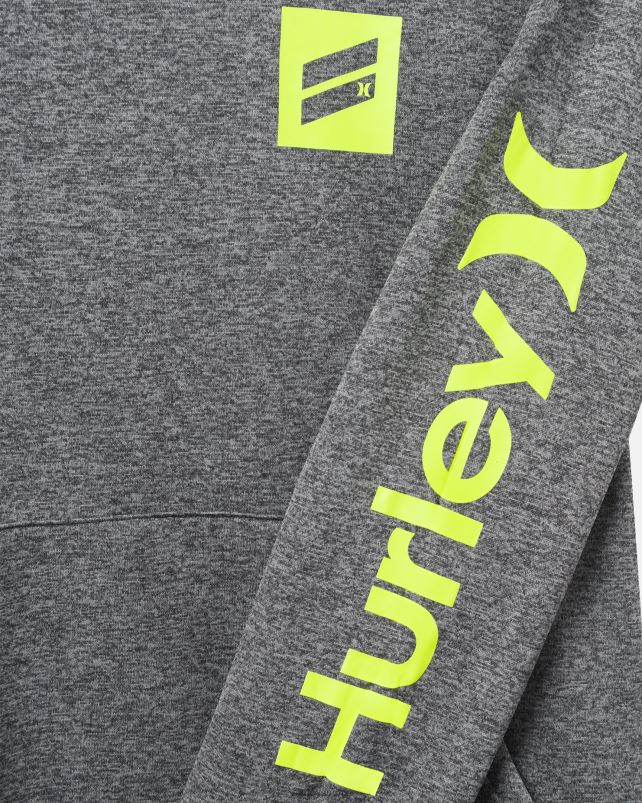 Hurley miehet olemassa bootcamp ranskalainen froteepuserohuppari harmaa/musta vaatetus A06JJB52