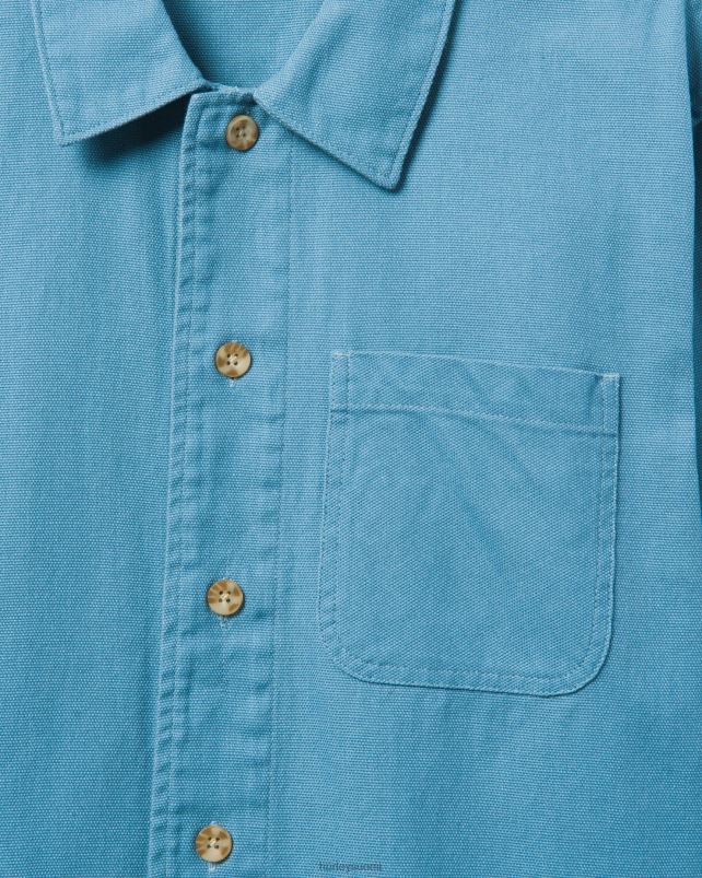Hurley miehet bixby canvas pitkähihainen paita keskisininen vaatetus A06JJB342