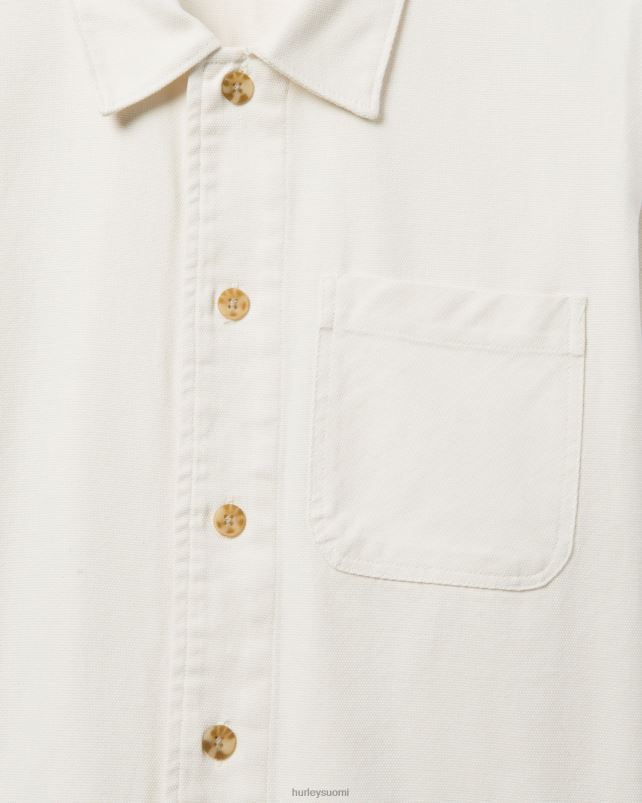 Hurley miehet bixby canvas pitkähihainen paita tuskin luuta vaatetus A06JJB324