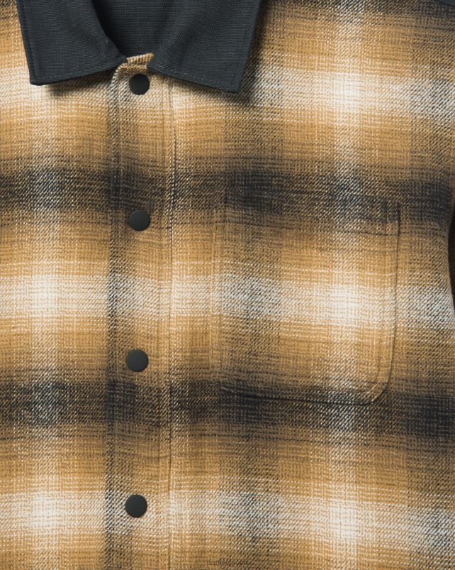 Hurley miehet bixby overshirt pitkähihainen paita musta vaatetus A06JJB325