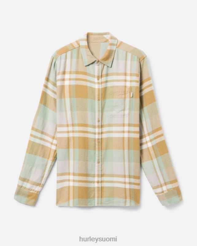 Hurley miehet portland orgaaninen flanellipaita kultainen doodle vaatetus A06JJB382