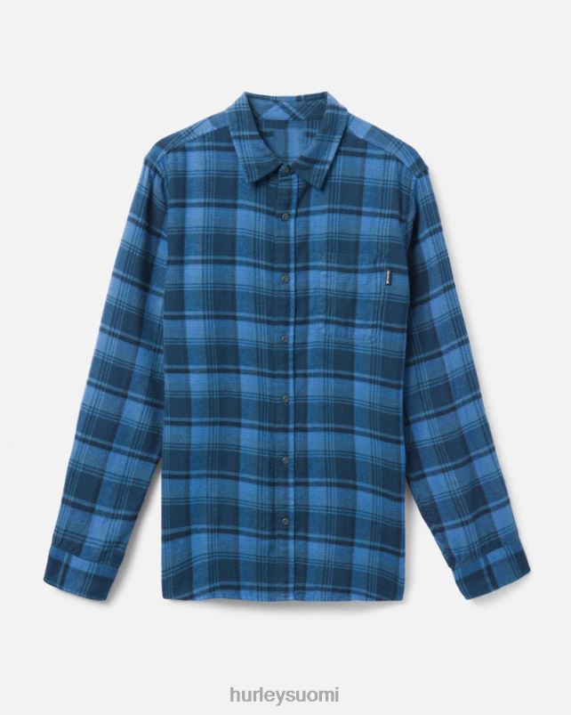 Hurley miehet portland orgaaninen flanellipaita panssaroitu laivasto vaatetus A06JJB389