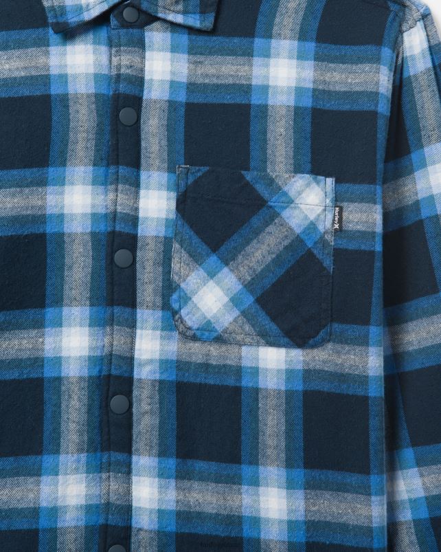 Hurley miehet portland sherpa vuorattu flanelli panssaroitu laivasto vaatetus A06JJB410