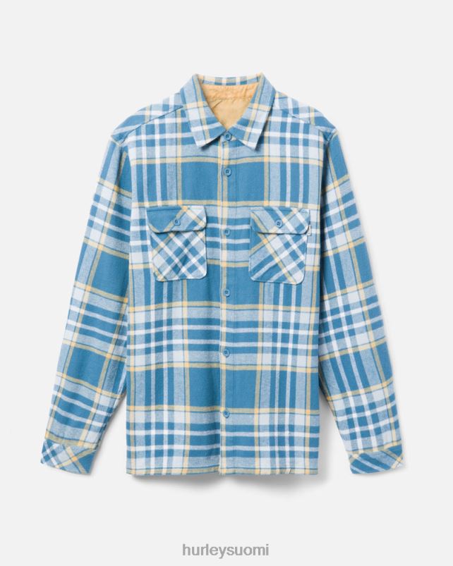 Hurley miehet santa cruzin rannikon flanelli keskisininen vaatetus A06JJB397