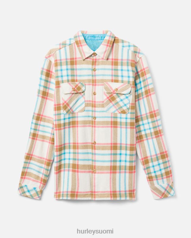 Hurley miehet santa cruzin rannikon flanelli tuskin luuta vaatetus A06JJB396