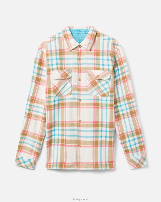 Hurley miehet santa cruzin rannikon flanelli tuskin luuta vaatetus A06JJB396
