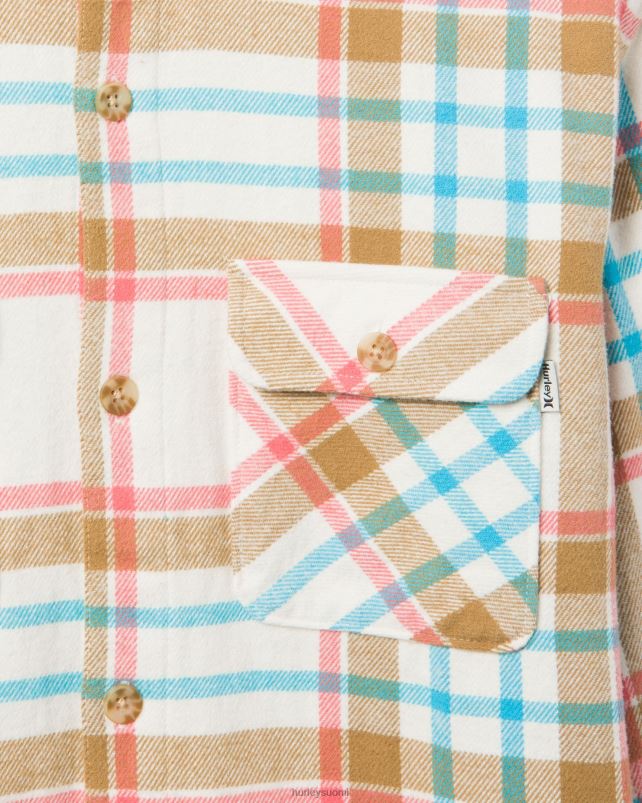 Hurley miehet santa cruzin rannikon flanelli tuskin luuta vaatetus A06JJB396