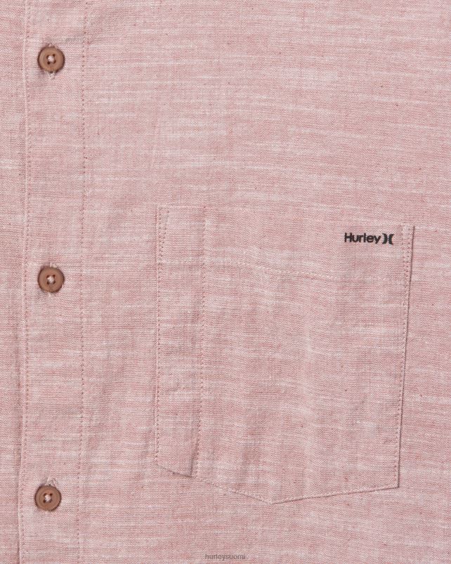 Hurley miehet yksi ja ainoa joustava lyhythihainen paita zion ruoste vaatetus A06JJB351