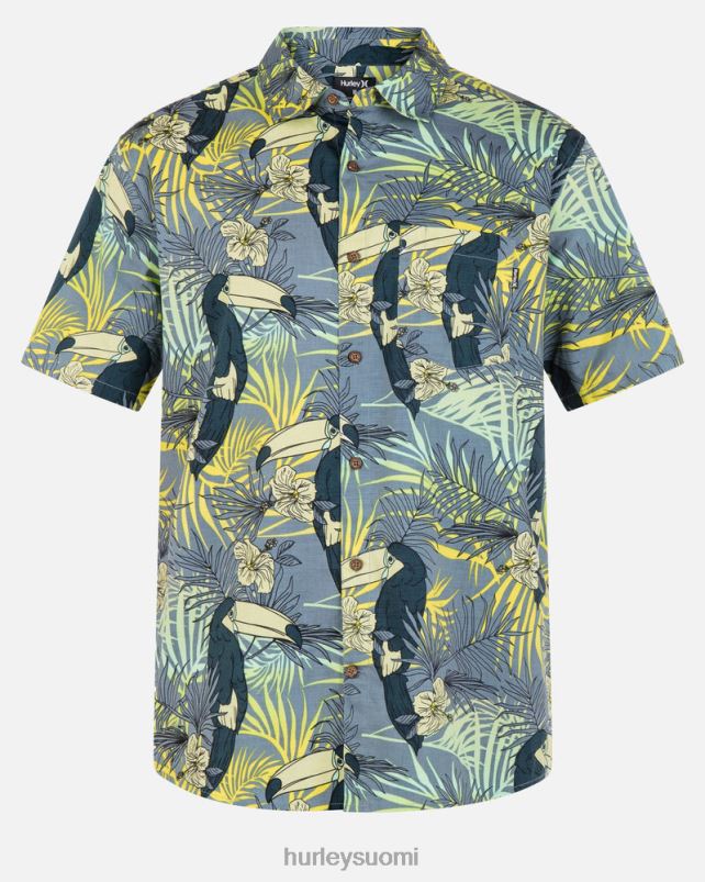 Hurley miehet yksi ja ainoa lido-joustava lyhythihainen t-paita hiukkanen vaatetus A06JJB334