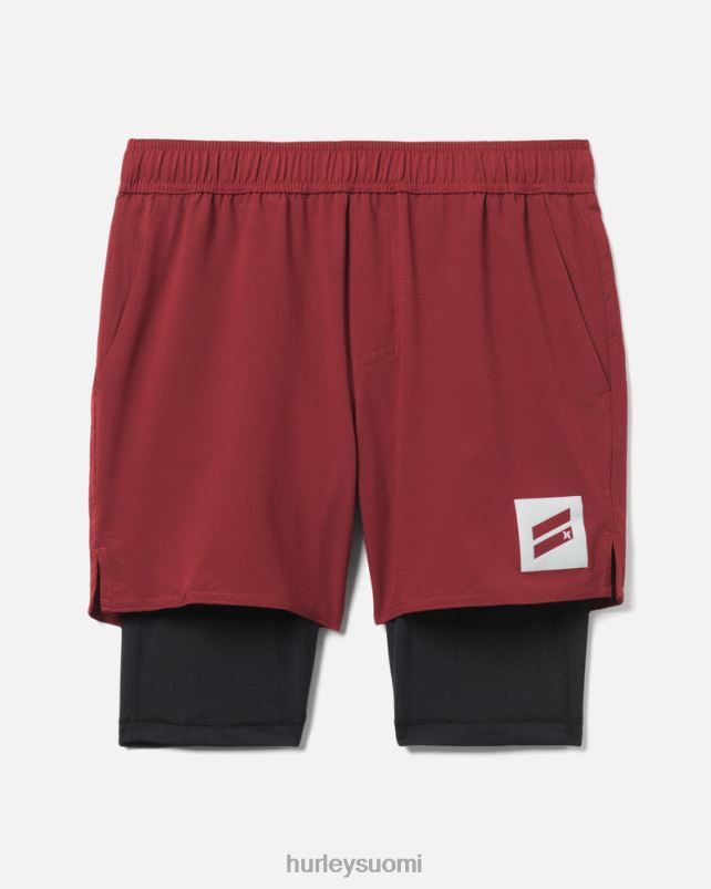 Hurley miehet bootcamp koulutus on lyhyt viininpunainen vaatetus A06JJB40