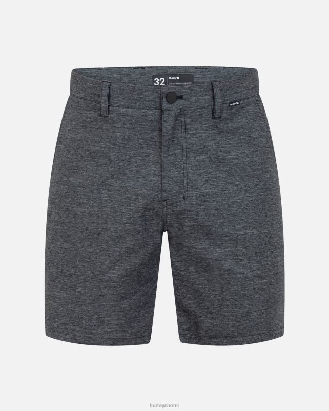 Hurley miehet h2o-dri breathe kävelyshortsit 19\" musta vaatetus A06JJB202