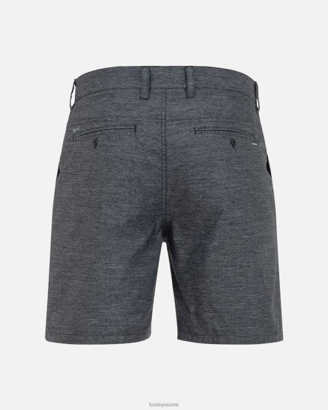 Hurley miehet h2o-dri breathe kävelyshortsit 19\" musta vaatetus A06JJB202