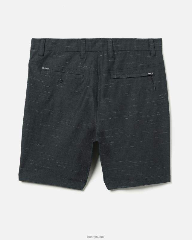 Hurley miehet h2o-dri cole stretchband kävelyshortsit 19\" musta vaatetus A06JJB250