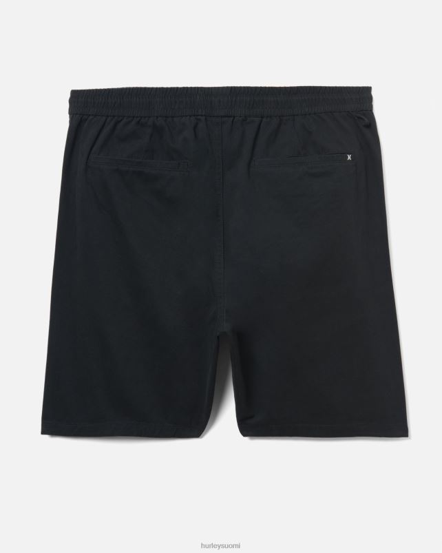 Hurley miehet ilopisteen volley kävelyshortsit 18\" musta vaatetus A06JJB216