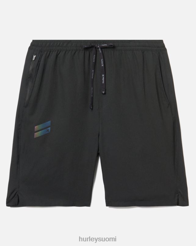 Hurley miehet olemassa kevyt urheilu lyhyt musta vaatetus A06JJB110